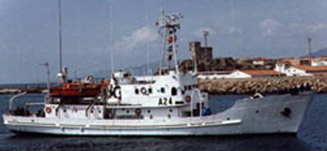 El Rigel entrando en el Puerto de Tarifa